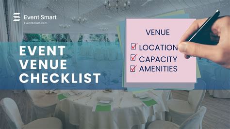 Venue Selection and Management