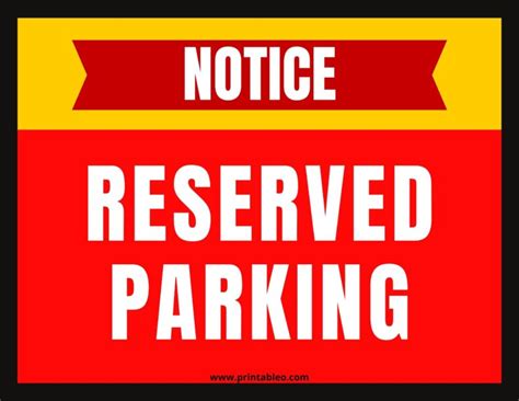 Venue reserved parking