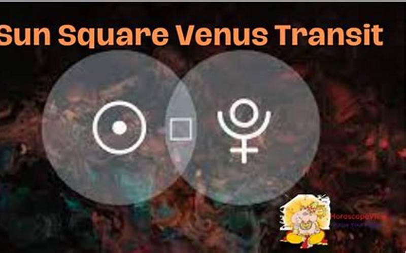 Venus Square Venus Transit Conflict