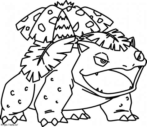 Venusaur Coloring Pages