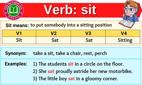 Verb 2 Sit