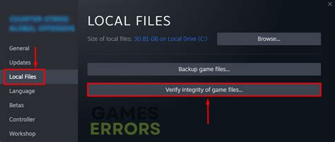 Verify Integrity of Local Files