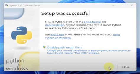 Verifying Python Installation