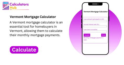 Vermont Mortgage Calculator