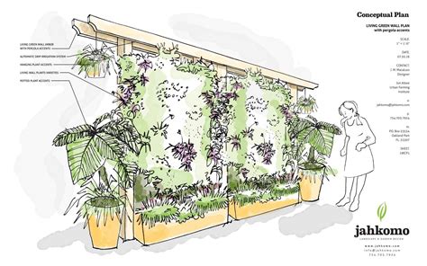 Vertical Garden Design Drawings