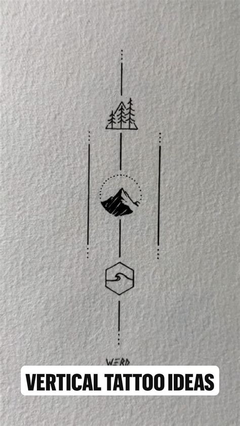 Vertical Tattoo Ideas