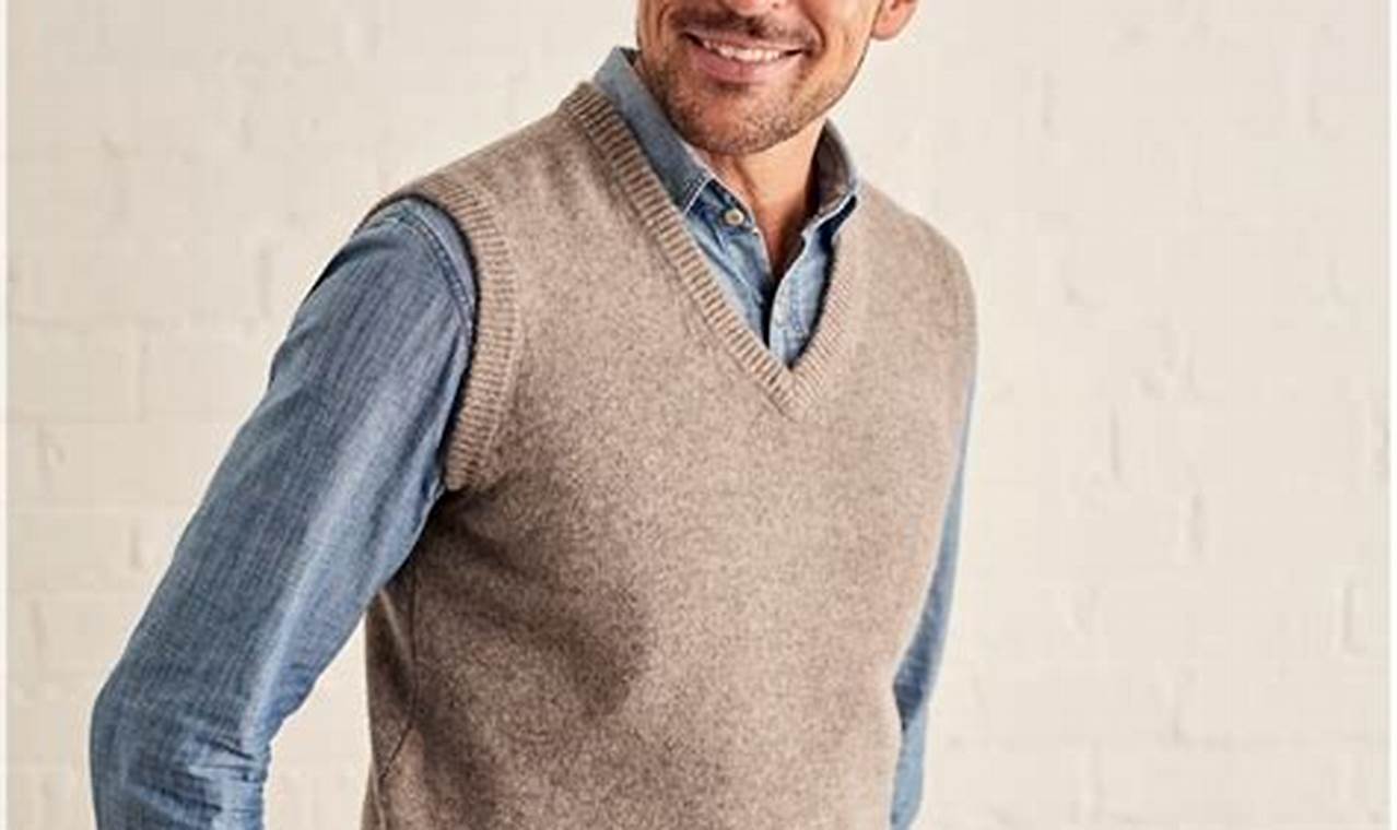 Vest Knitted with Thick Wool