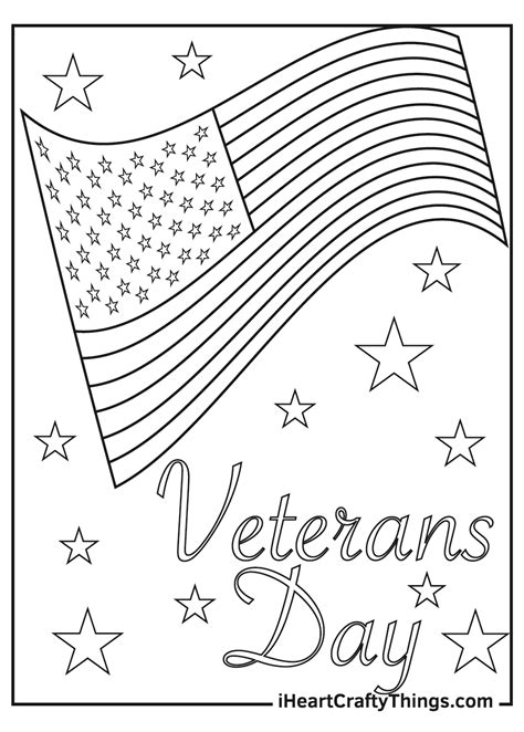 Veteran Coloring Pages Printable