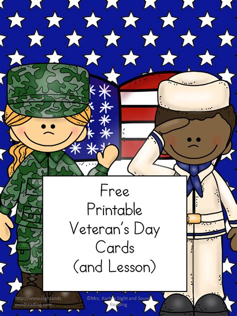 Veterans Day Cards Printable Free