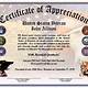 Veterans Day Free Printable Military Certificate Of Appreciation Template Free