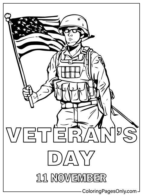 Veterans Day Color Page