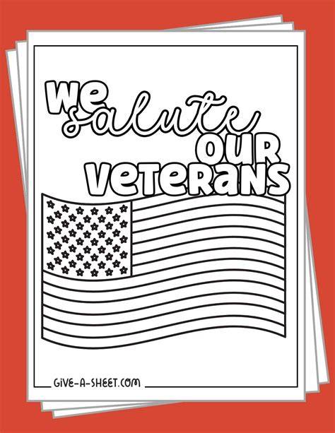 Veterans Day Color Pages Free