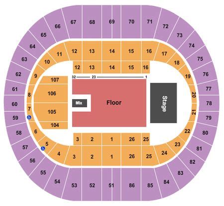 Veterans Memorial Coliseum Portland Oregon Seating Chart