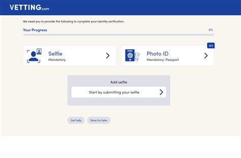 Vetting and Verification