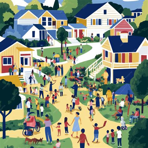 Vibrant Neighborhood