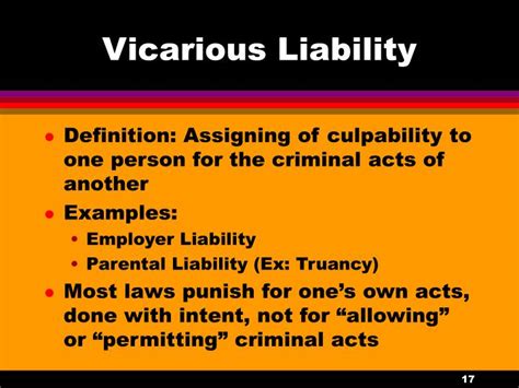 Unpacking the Enigmatic Nature of Vicarious Liability: Exploring its Legal Definition and Implications