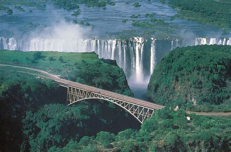 Victoria Falls From River