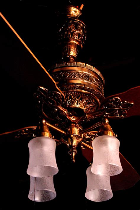 Pin by Vona Wall on Steampunk Victorian ceiling fans, Ceiling fan with light, Traditional
