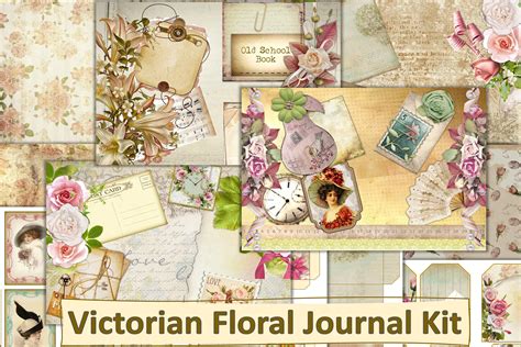 Download Victorian Journal Kit with Free Ephemera Cut Files