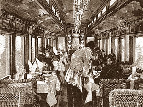 Victorian train dining