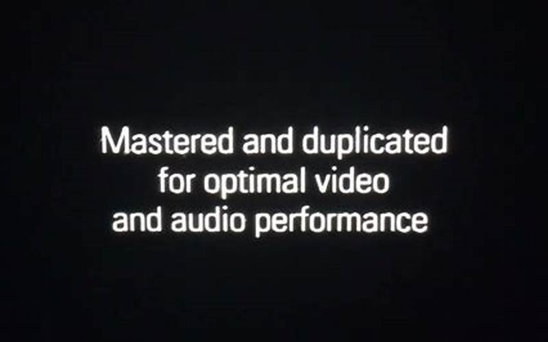Video And Audio Performance
