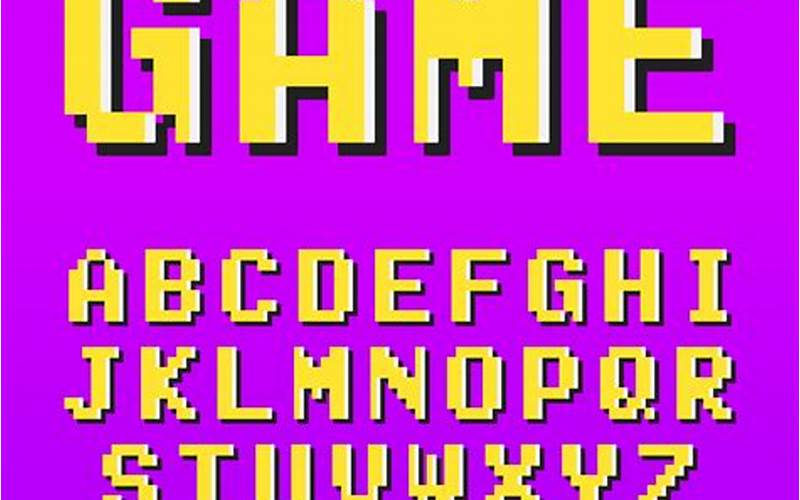 Video Game Fonts