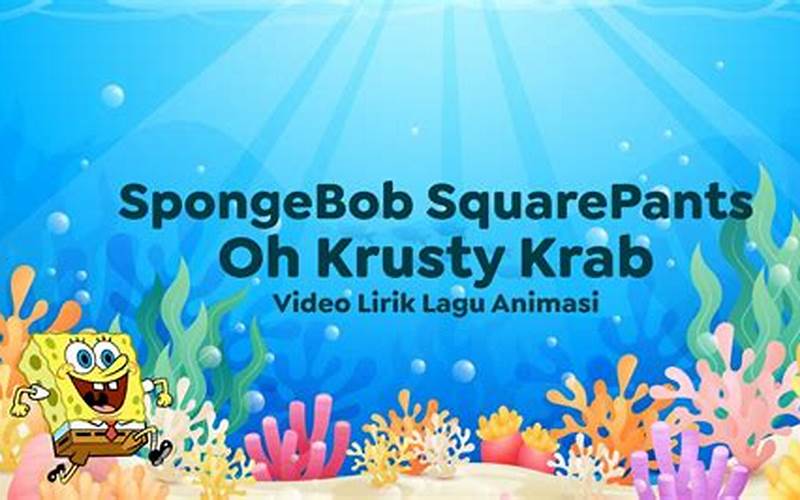 Video Tutorial Lagu Spongebob Oh Krusty Krab