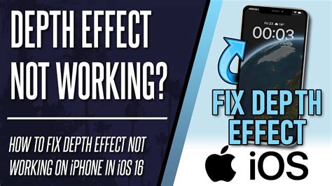 Video: How to fix Depth Effect not working in iOS 16
