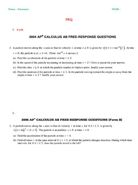 Video Tutorial Breaking Down AP Classroom Unit 4 FRQ Questions