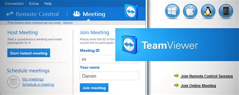 Video conferencing in TeamViewer