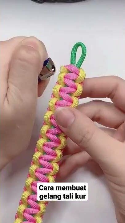 Gambar Ilustrasi Tutorial Membuat Gelang dari Tali