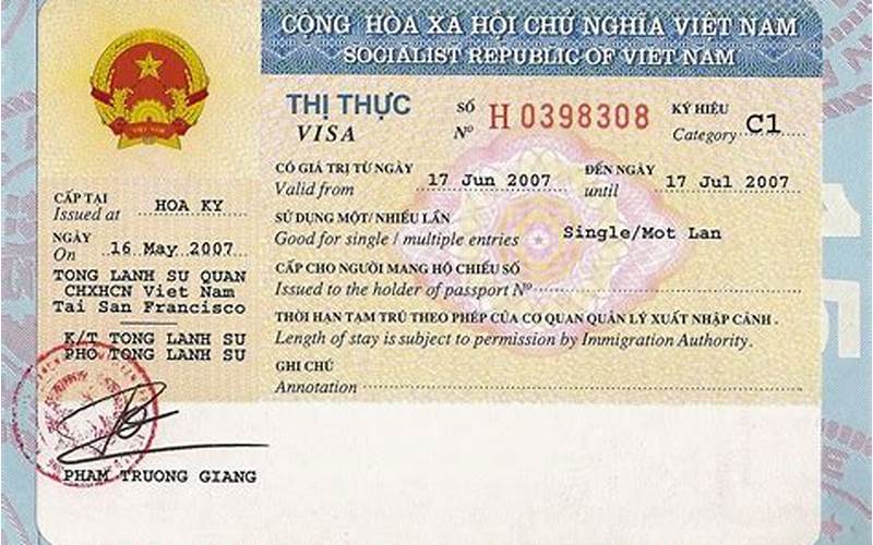 Vietnam E Visa Application