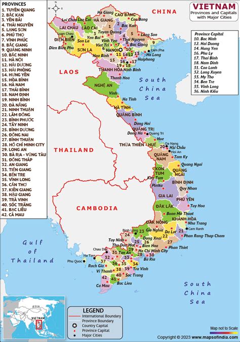 WORLD, COME TO MY HOME! 3194 VIETNAM The map of the country