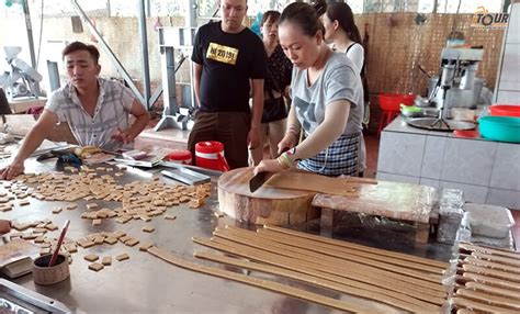 Vietnamese Coconut Candy Making