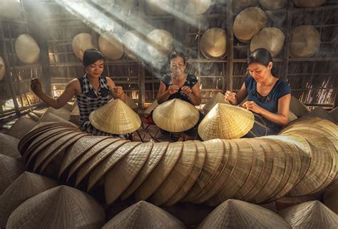 Vietnamese Hat Making