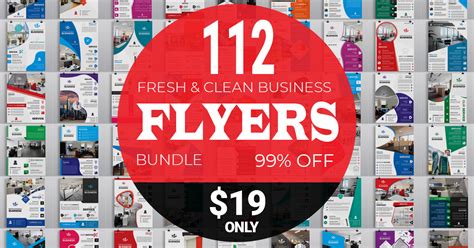 Download View 112 Clean Business Flyers Bundle Pictures Files