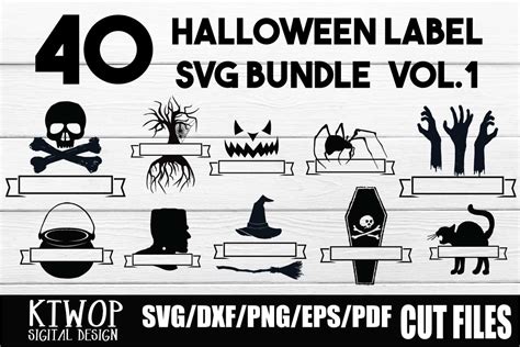Download View 40 Halloween Labels Bundle Gif Files