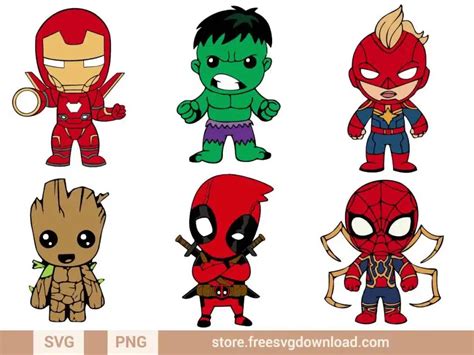 Download View Baby Avengers Svg EPS File Commercial Use Free PSD Mockups