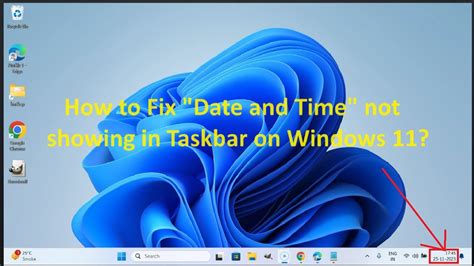 View Date on Taskbar