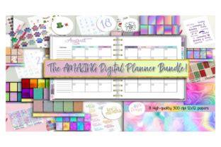 Download View Digital Planner Beginners Kit Bundle Pics Commercial Use Free PSD Mockups