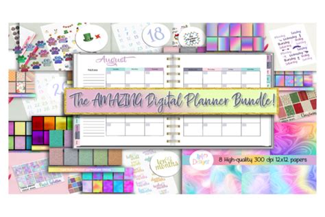 Download View Digital Planner Beginners Kit Bundle Pics Files Free PSD Mockups