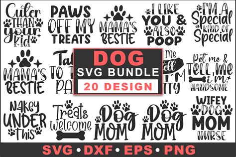 Download View Dog Quotes Bundle PNG Cut Files