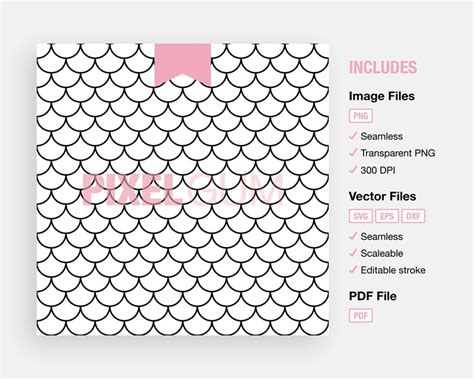 Download View Fish Scale Pattern Svg EPS File Files