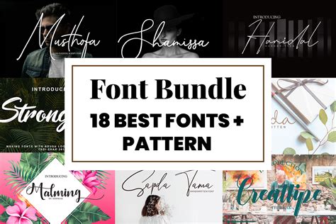 Download View Fonts + Patterns Bundle Images Images