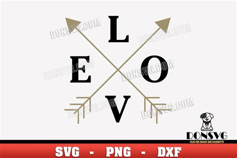 Download View Love Arrows Svg DXF File Cut Files