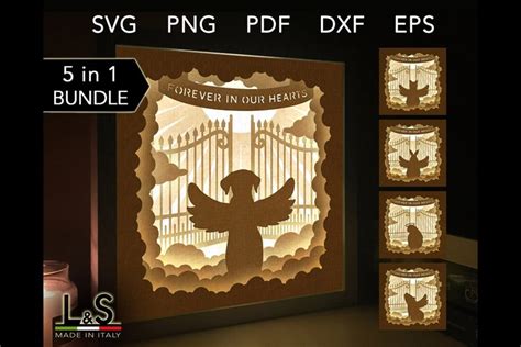 Download View Paper Cut Light Shadow Box Bundle SVG Crafts
