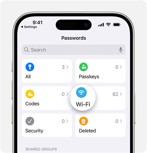 View Password on iPhone for Previously Connected Wi-Fi Networks