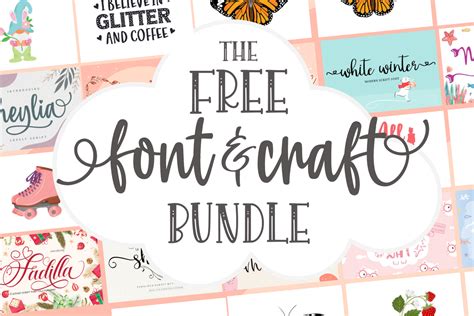Download View Simple Font Bundle PNG Creativefabrica For Crafts