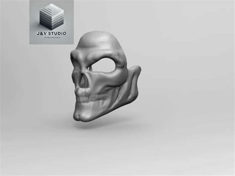 Download View Skull Halloween Mask Gif Cut Files