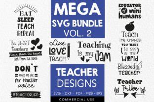 Download View Teacher Quotes Bundle Vol. 2 PSD Cut Files